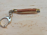 Briar Wood Pocket Knife Key Chain