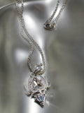 Sterling Silver Double Fish Necklace