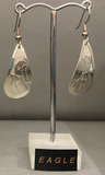 Sterling Silver Totem Earrings - Eagle