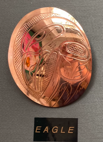 Copper Eagle Totem Pendant