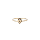 Heart Lock 14k Gold Symbol Ring