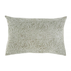 Printed Velvet Pillow, Mint