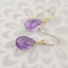 Gemstone Solo Earrings - Gold Fill