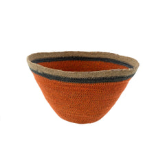 Nova Seagrass Basket, Orange - Large
