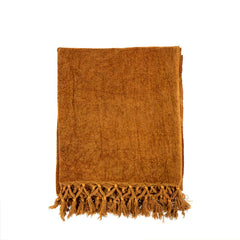 Ultra-Soft Chenille Throw, Rust