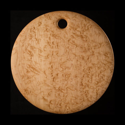 Edward Wohl | 16" Round Bird's-eye Maple Cutting Board