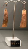 Copper Bear Totem Earrings