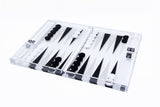 Rockwell Backgammon Set - Black & White