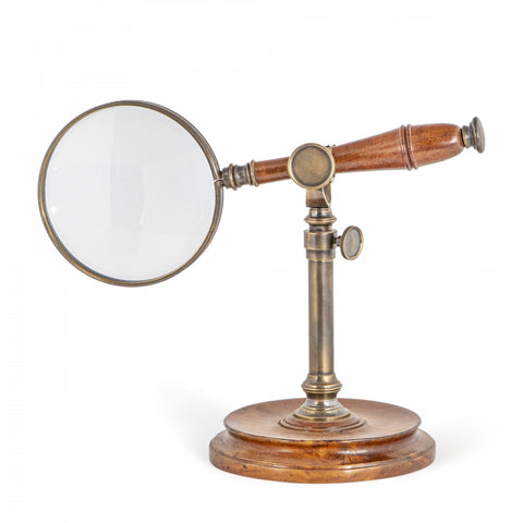 Magnifying Glass with Stand, Bronzed