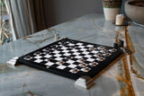 Authentic Models | Metal Checkers Set