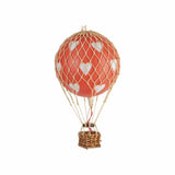Floating the Skies, Red Hearts - Hot Air Balloon