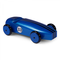 Wood Car Model, Blue