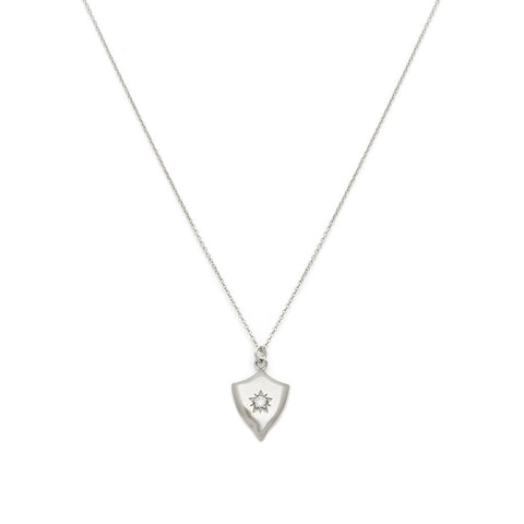 Leah Alexandra | Armour - Sterling Silver CZ Necklace