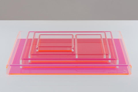 Fearless Tray Cocktail - Medium - Pink