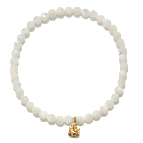 Satya | Ganesha Hindu God Pearl Bracelet