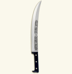 Match | Champagne Saber, Engraved Black Lucite