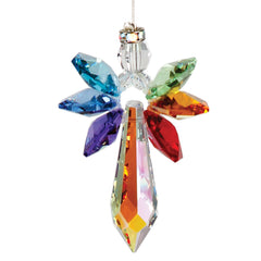 Crystal Guardian Angel Suncatcher -Large, Chakra