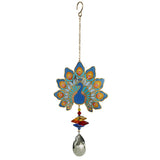 Crystal Wonders Suncatcher - Peacock