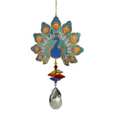 Crystal Wonders Suncatcher - Peacock