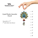 Crystal Wonders Suncatcher - Peacock