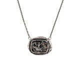 Cupid Sterling Silver Talisman Necklace