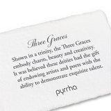Pyrrha | Sterling Silver "Three Graces" Talisman Necklace