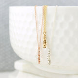 Solid Core Mini Necklace - Sterling Silver