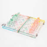 Sunny Life | Mini Chess and Checkers Board