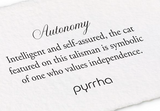 Pyrrha | Sterling Silver "Autonomy" Talisman Necklace