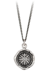 Direction Sterling Silver Talisman Necklace