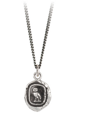 Watch Over Me Sterling Silver Talisman Necklace
