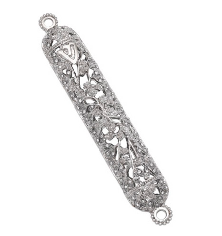 Silver Isadora 4.5" Mezuzah