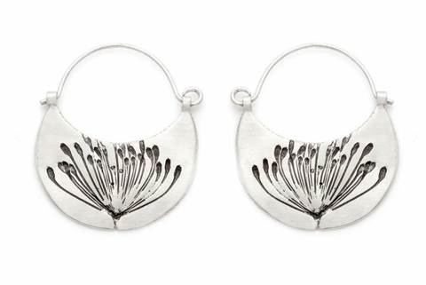 Kat Cadegan | Dill Flower Earrings, Hoops