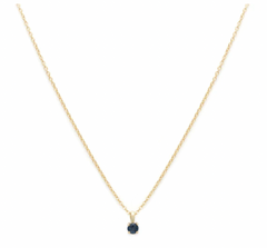 Leah Alexandra | Birthstone Necklace, Sapphire