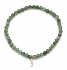 Leah Alexandra | Social Mini Bracelet, Green Apatite