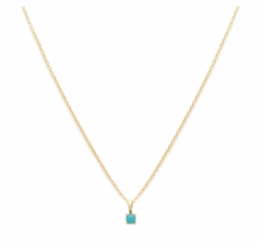 Leah Alexandra | Birthstone Necklace, Turquoise