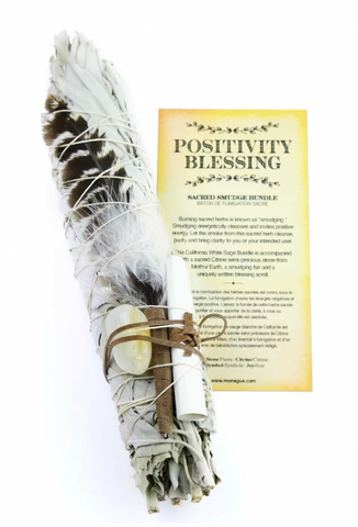 Monague | Positivity Blessing Smudge Bundle, Citrine