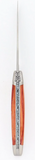 Laguiole | Folding Pocket Knife, Light Rosewood, Brushed Finish