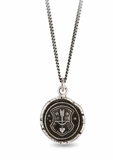 Pyrrha | "Lead with Your Heart" Sterling Silver Talisman Necklace