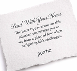 Pyrrha | "Lead with Your Heart" Sterling Silver Talisman Necklace