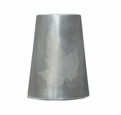 Chaudron 4" Maple Etched Pewter Vase