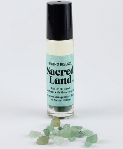 Monague | Sacred Land Roll On Oil Blend with Aventurine stones
