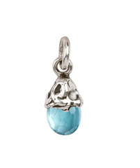 Pyrrha | Family Apatite Capped Attraction Charm -Sterling Silver