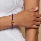 Satya | Tranquility Lotus Amethyst Gemstone Bracelet