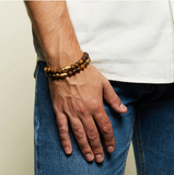 Satya | Men's Sacred Insight Tiger Eye Gemstone Bracelet