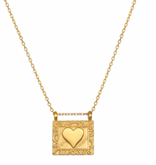 Satya | Heart Centered Gold Necklace