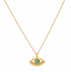 Satya | Elevated Consciousness Evil Eye Emerald Necklace