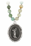 Pyrrha | Nike Goddess Aquamarine Talisman Sautoir Necklace