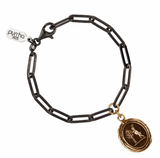 Pyrrha | Bronze Conscious Creation Paperclip Chain Bracelet