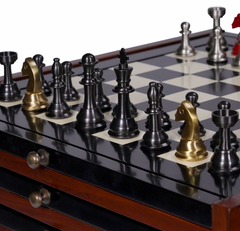 Authentic Models | Metal Chess Set